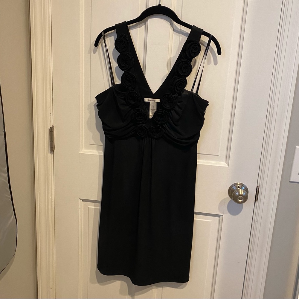 Black cocktail dress